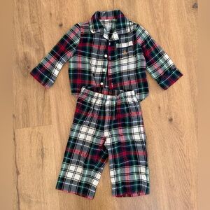Baby GAP Plaid Flannel Pajama Set
